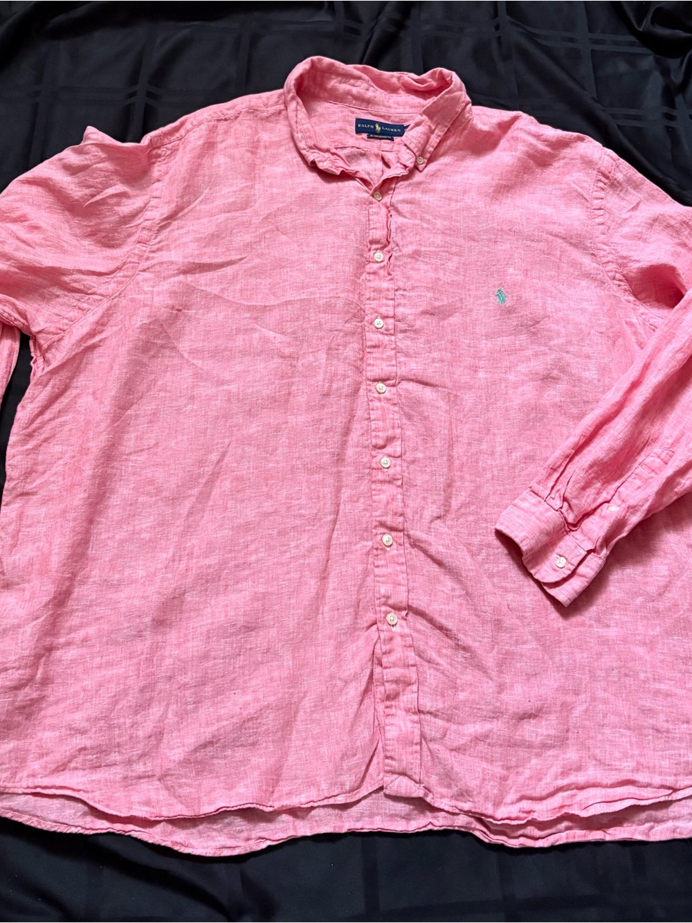 Polo Ralph Lauren Men's 100% Linen Causal Button Down Shirt 3XB